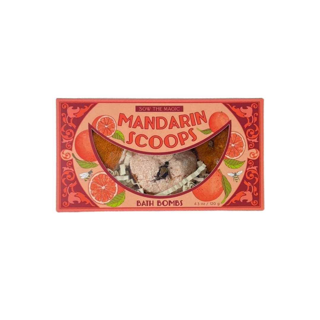 Mandarin Scoops Bath Bomb Gift Set