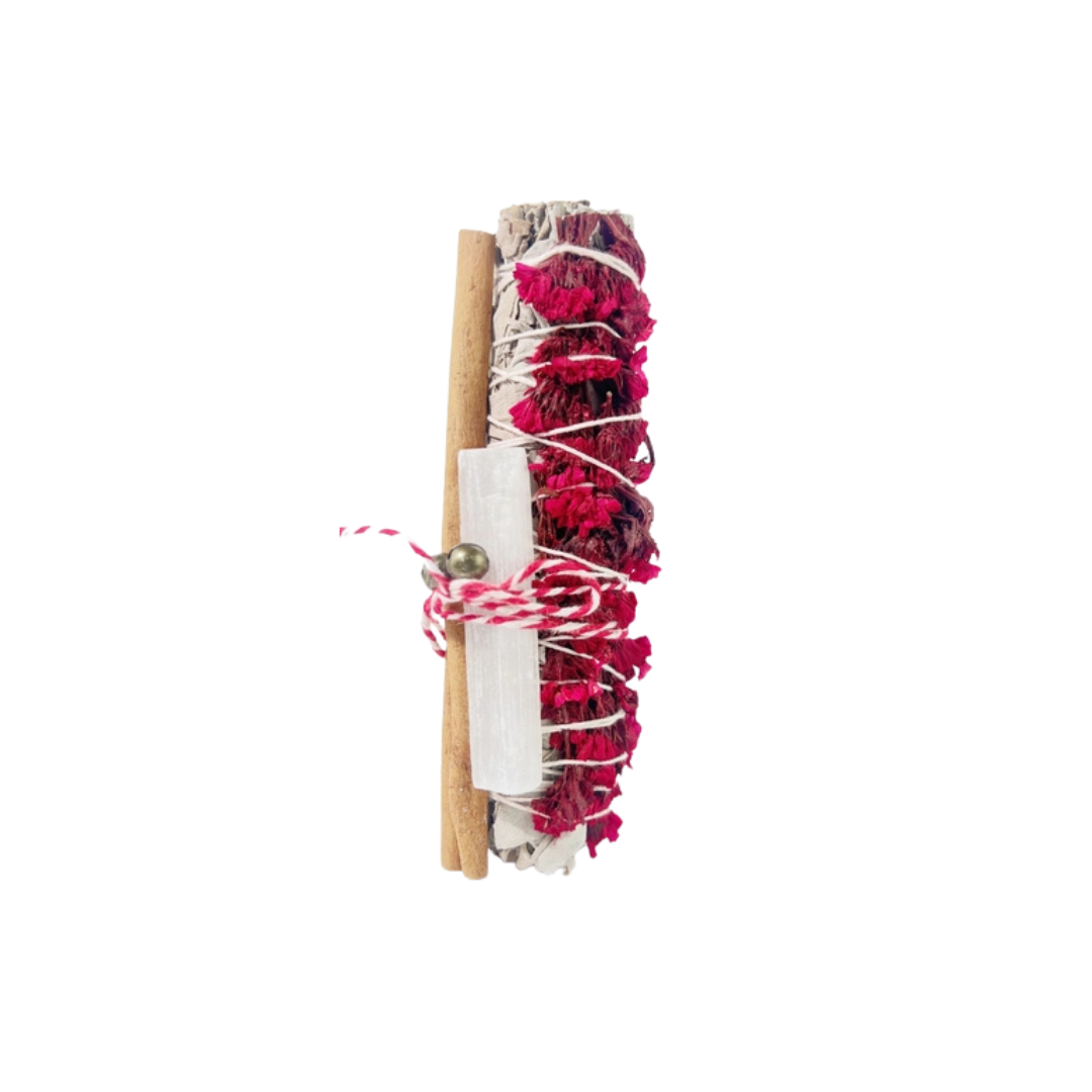 Holiday Spirits + White Sage Energy Clearing Smudge Stick
