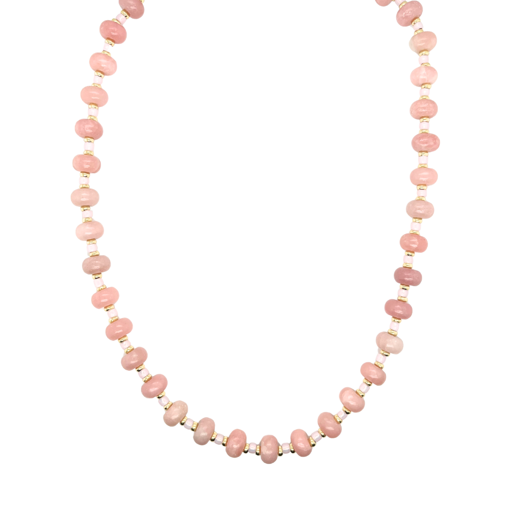 Zia Pink Opal Candy Necklace