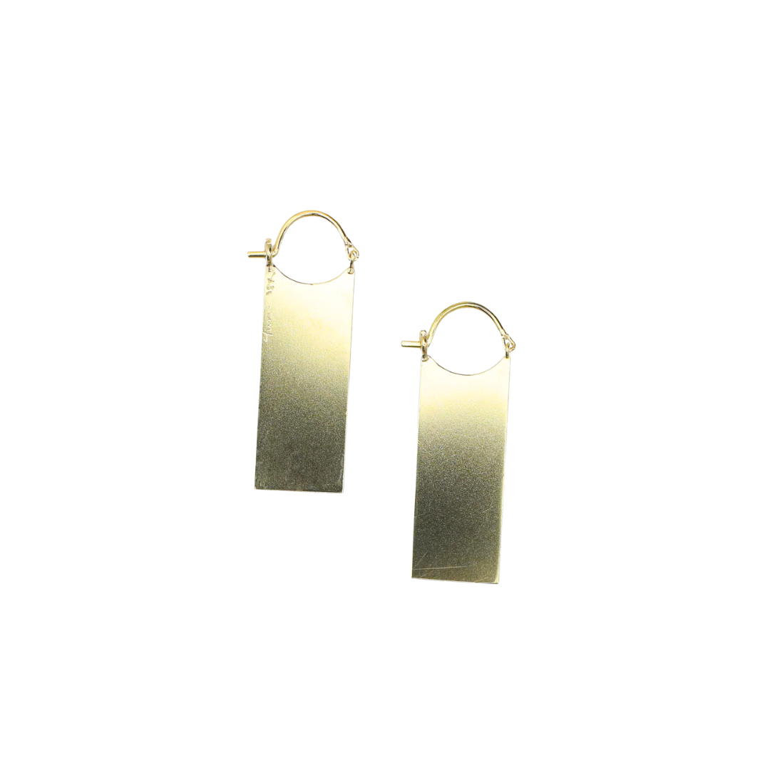 Flare Earrings - Rectangle — Tura Sugden Residency