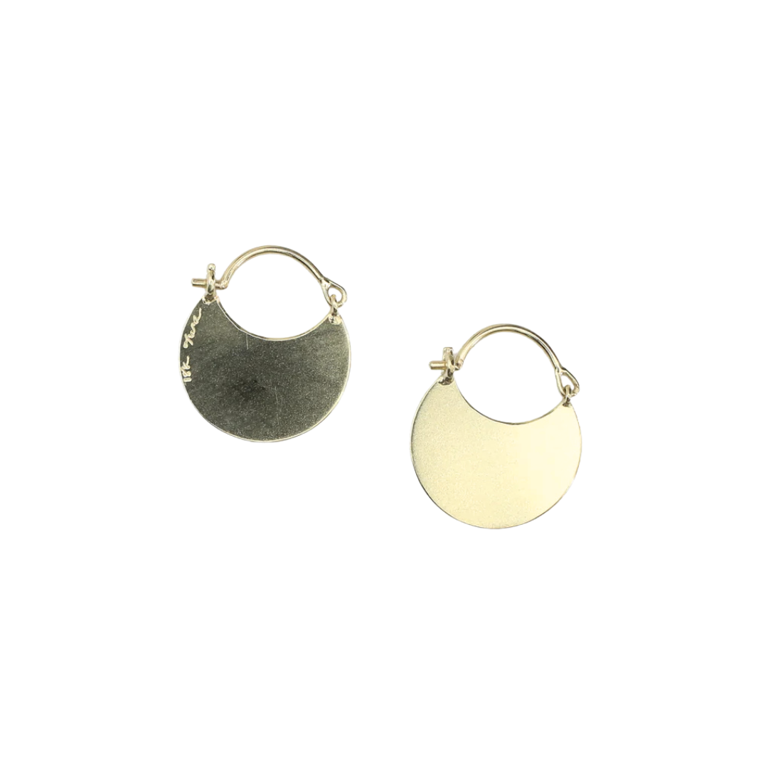 Flare Earrings - Circle — Tura Sugden Residency