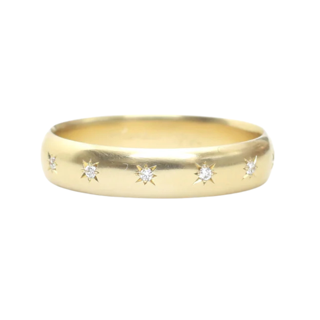 Heavy Diamond Cloak Band - 4mm — Commitment, Curated