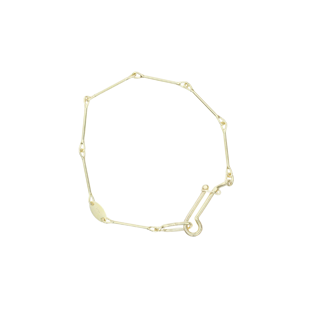 Needle Eye Chain Bracelet - Medium Weight with Diamonds — Tura Sugden Residency