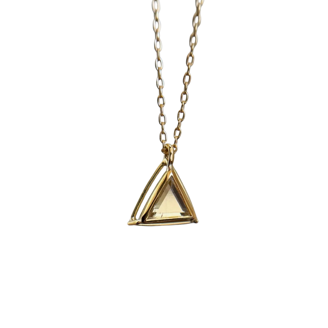 Portrait Cut Diamond Pendant Necklace — Tura Sugden Residency