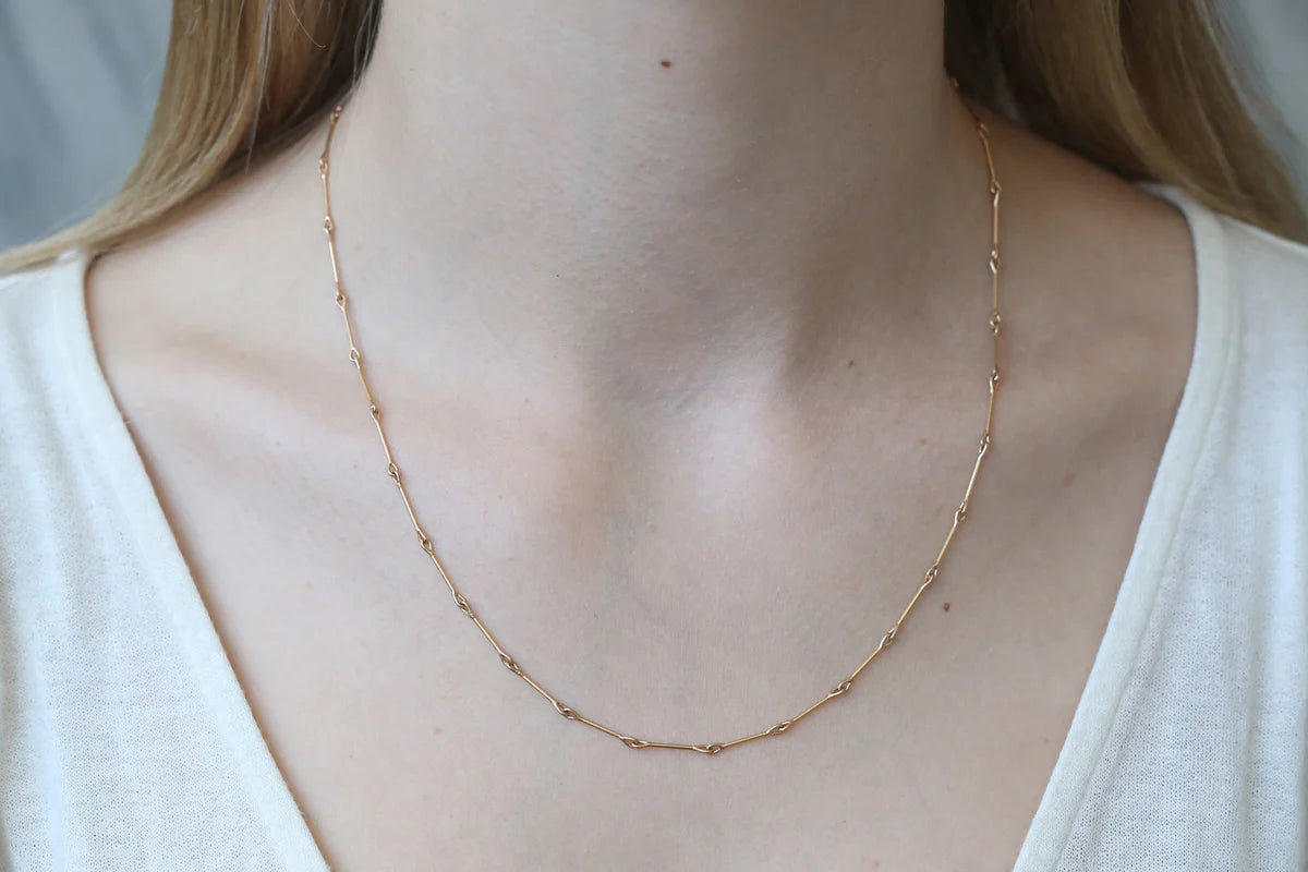 Needle Eye Chain Necklace - Light Weight — Tura Sugden Residency