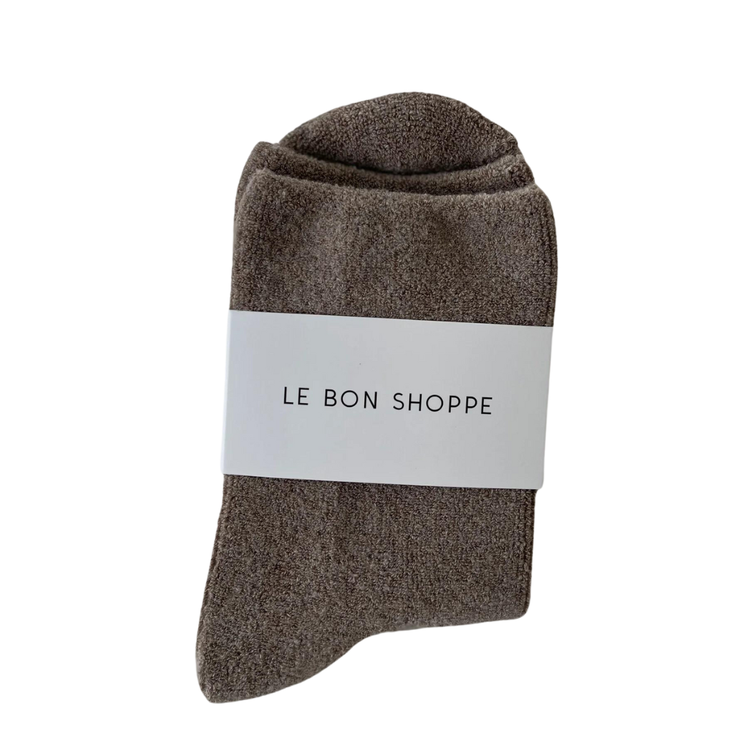 Le Bon Shoppe Cloud Socks - Frappe