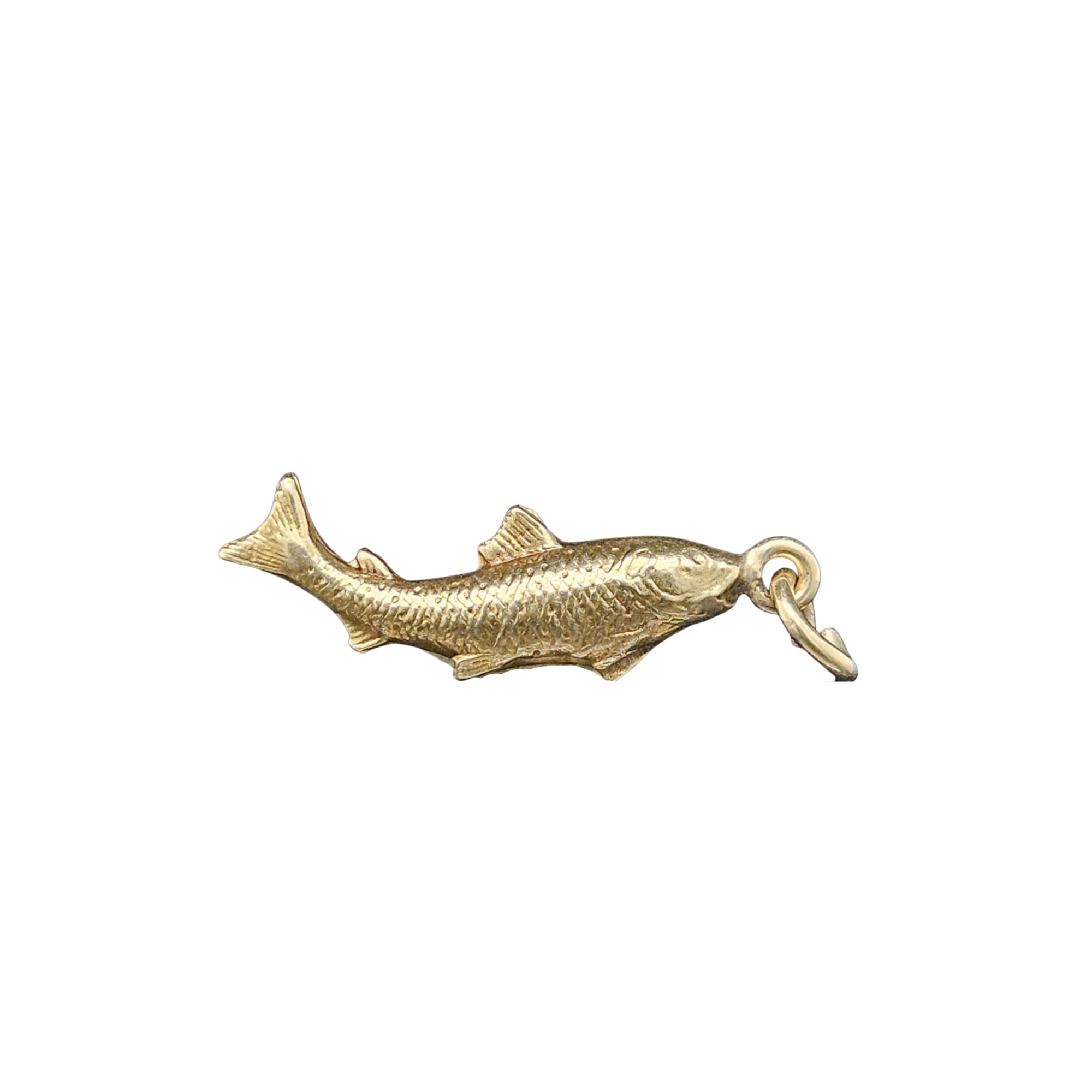 Vintage 14k Gold Fish Charm