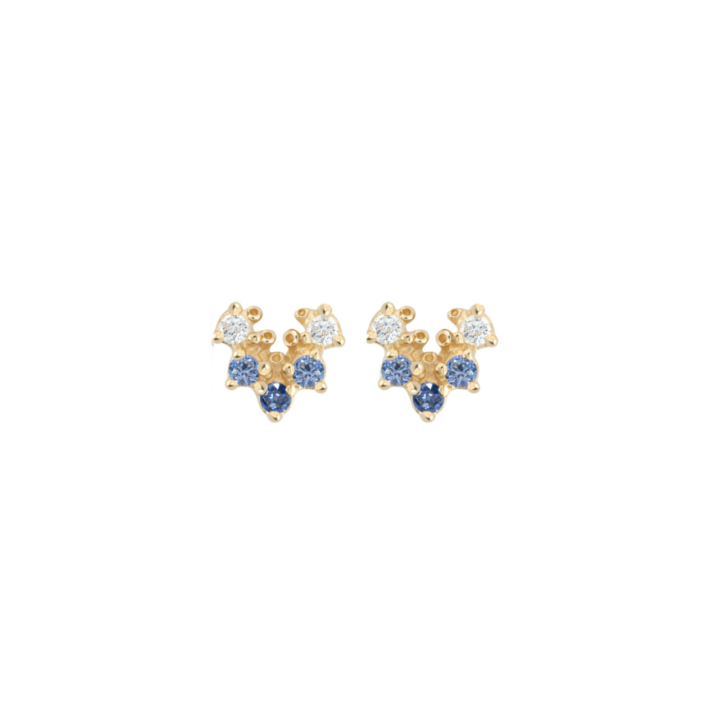 Suice Studs - Blue