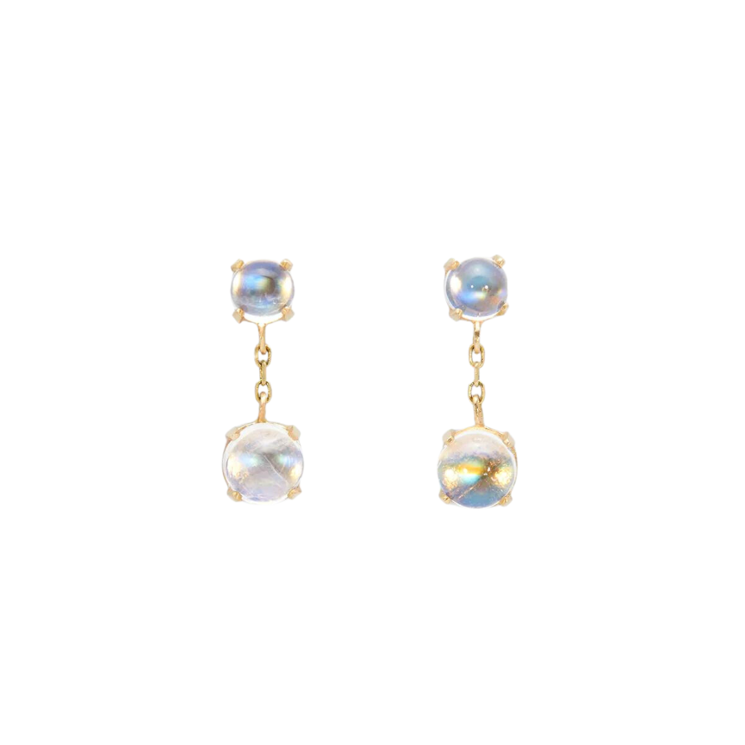 Rainbow Moonstone Nova Earrings