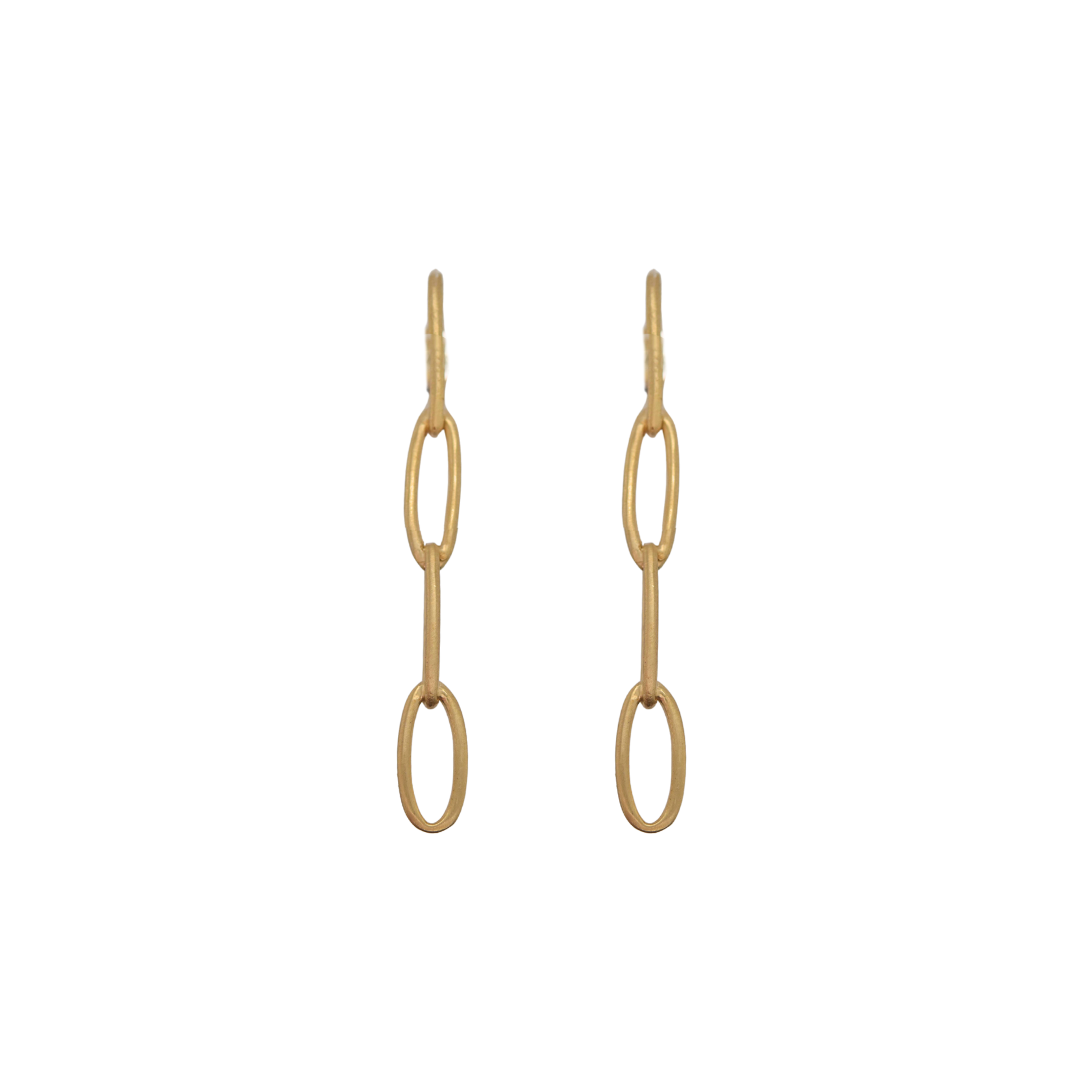 Linked Line Drop Stud
