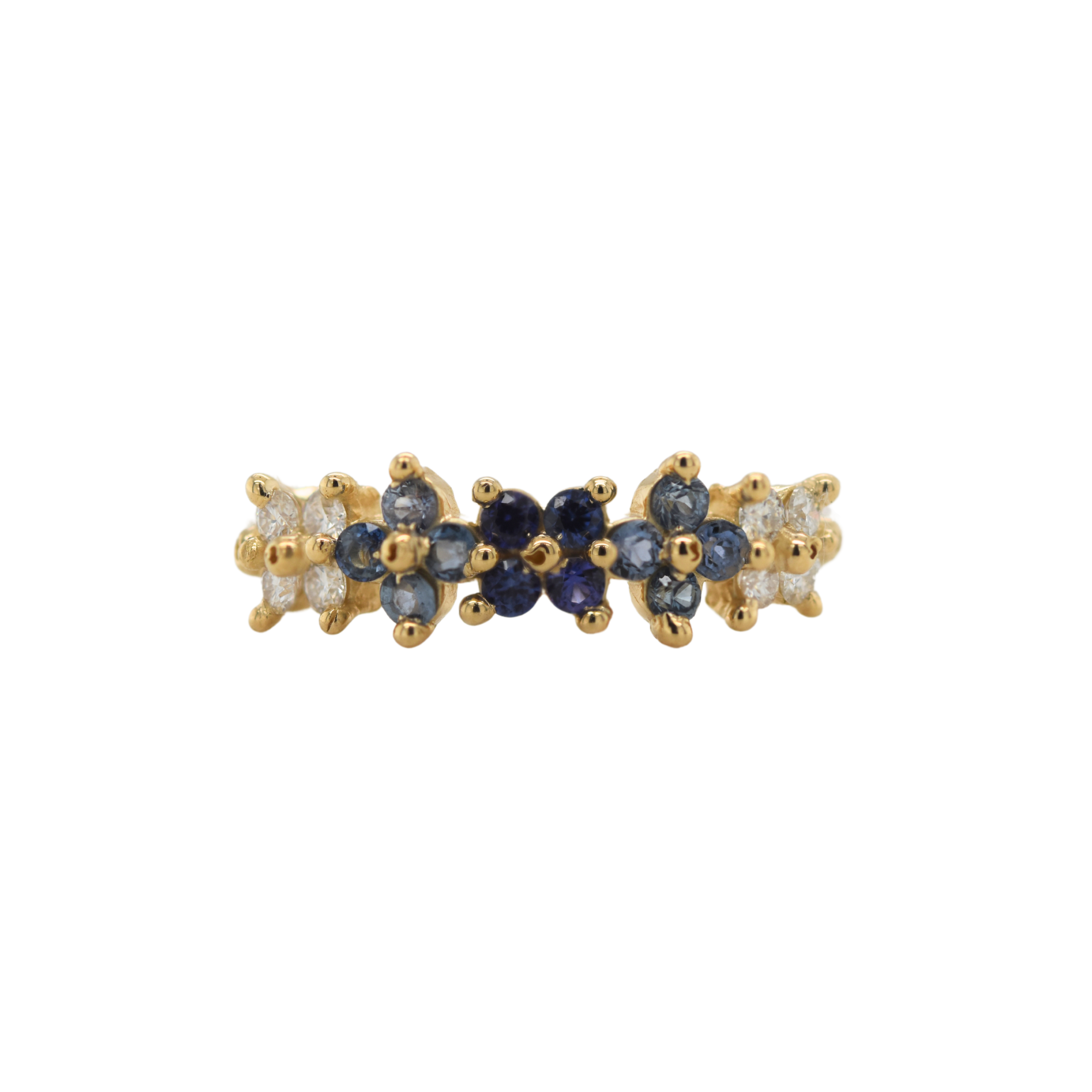 Floare Ring - Ombre Blue