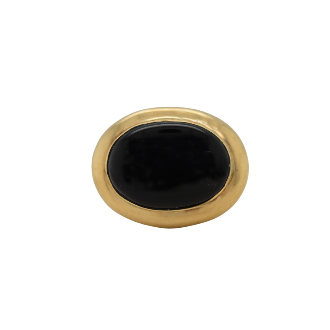 Black Onyx Dome Cocktail Ring