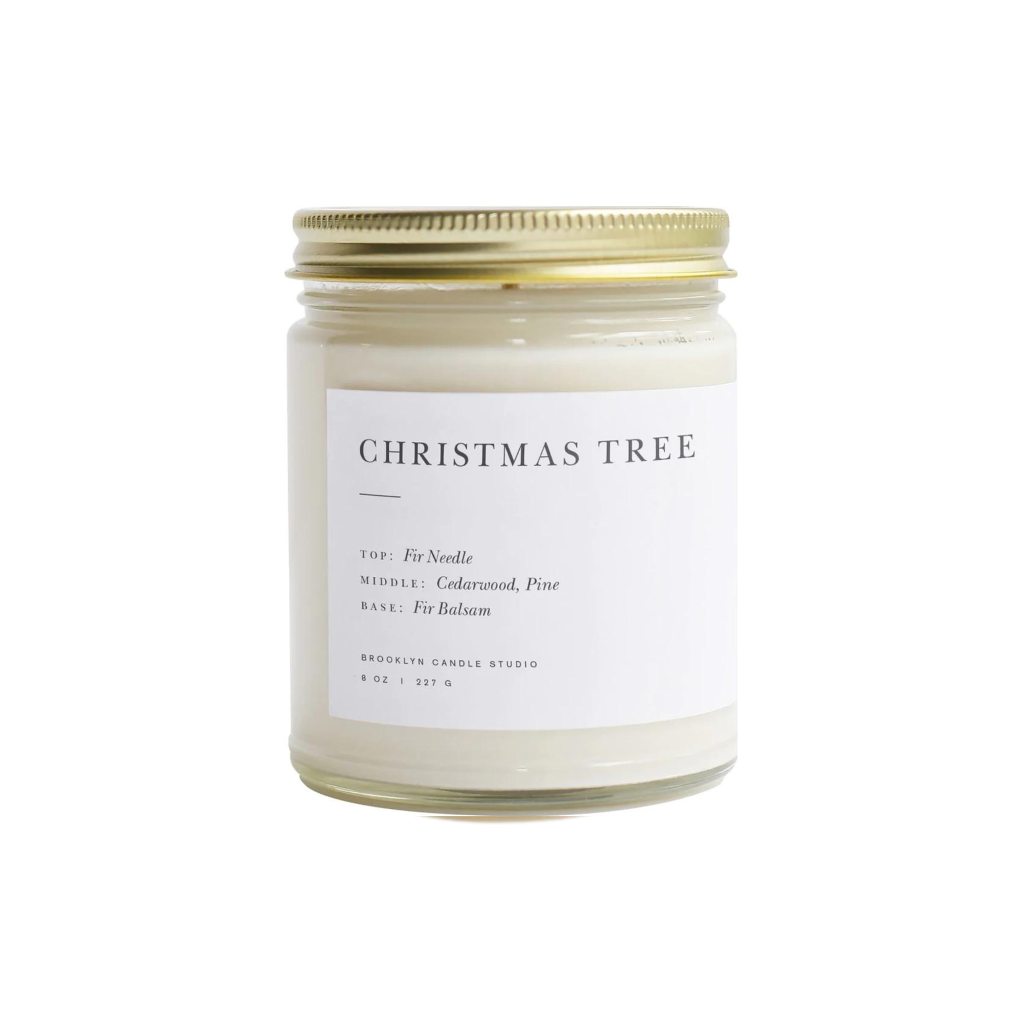 Christmas Tree Minimalist Candle