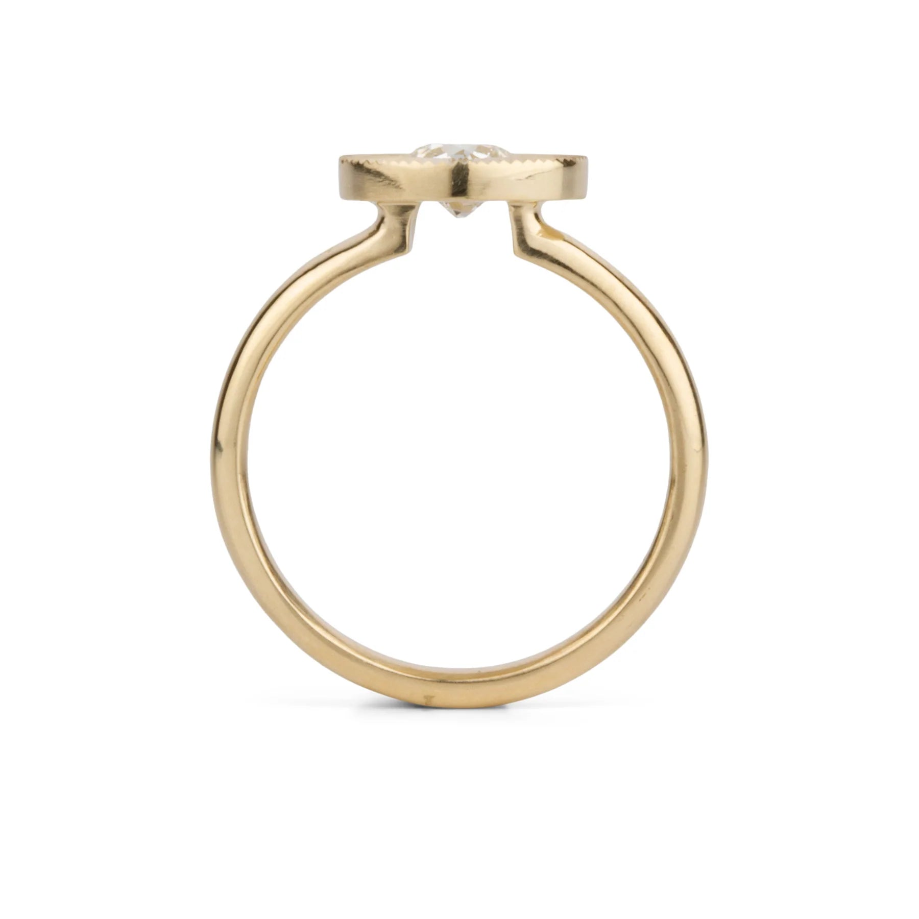Old European Cut Diamond Aurora Ring