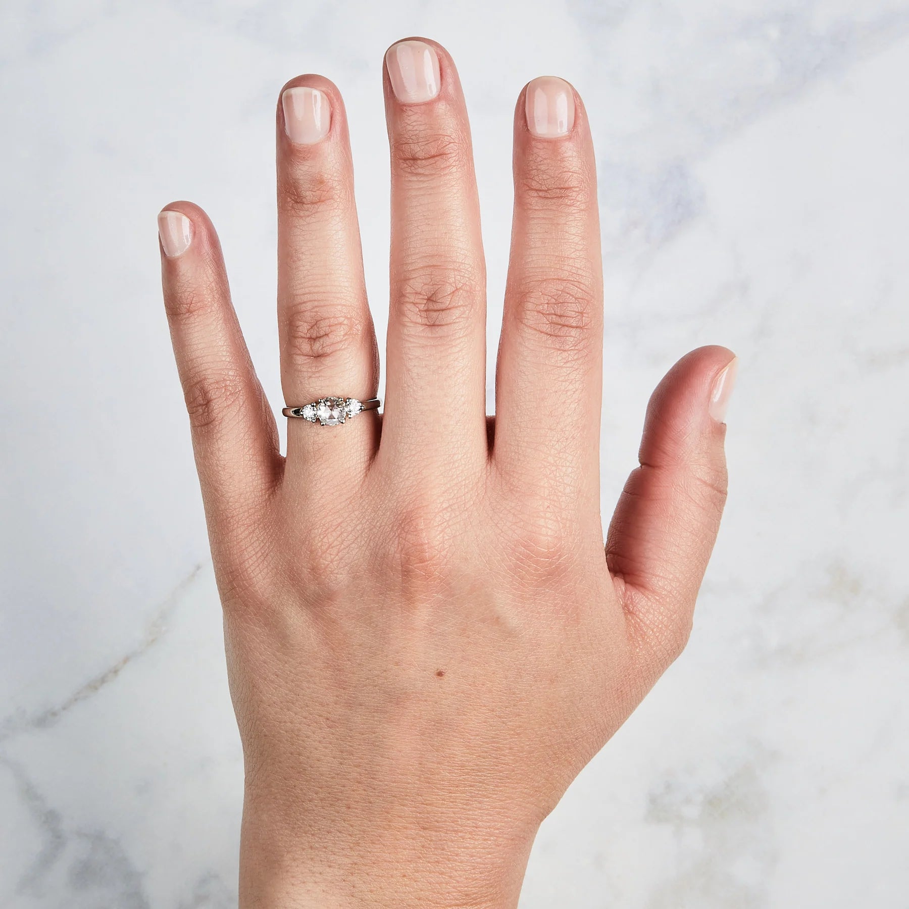 Lenox Ring with Rose Cut Diamond
