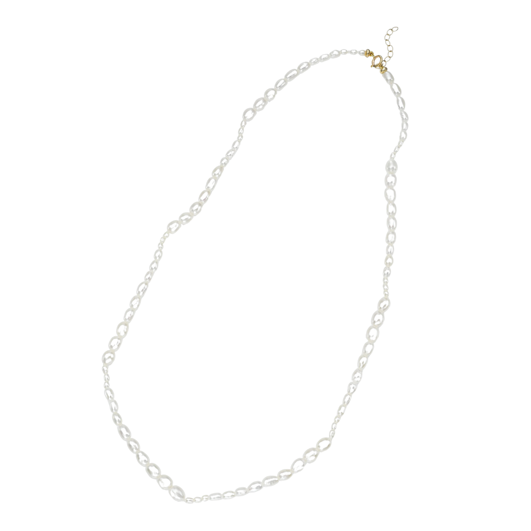 Dario Necklace - White — Wedding Day Edit