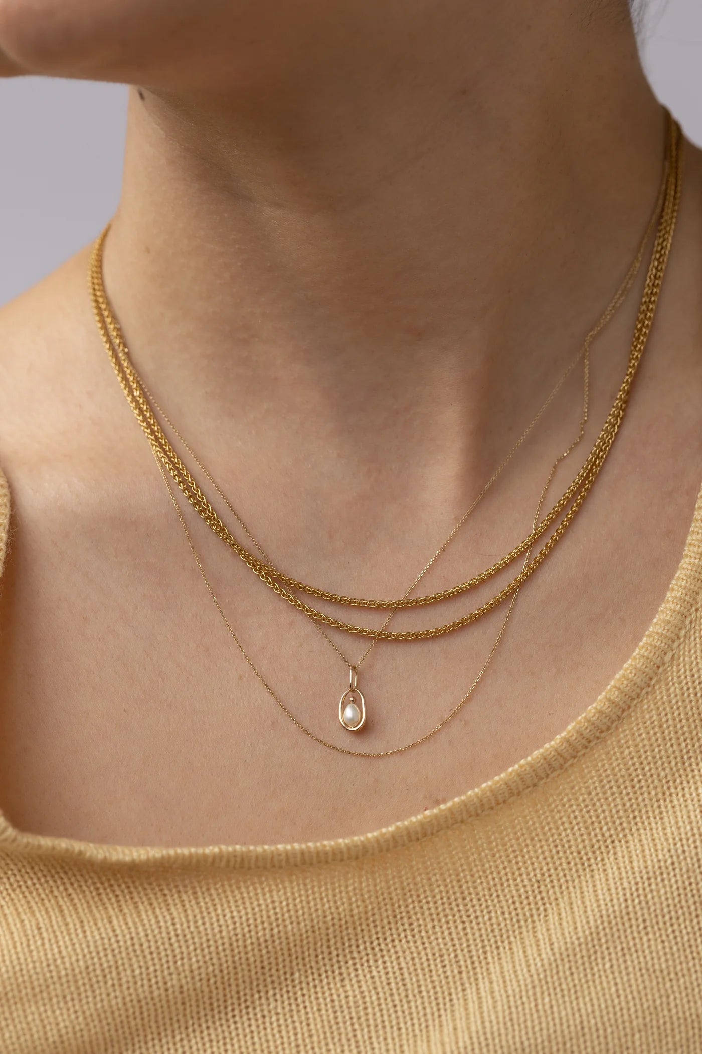 Pearl Droplet Necklace