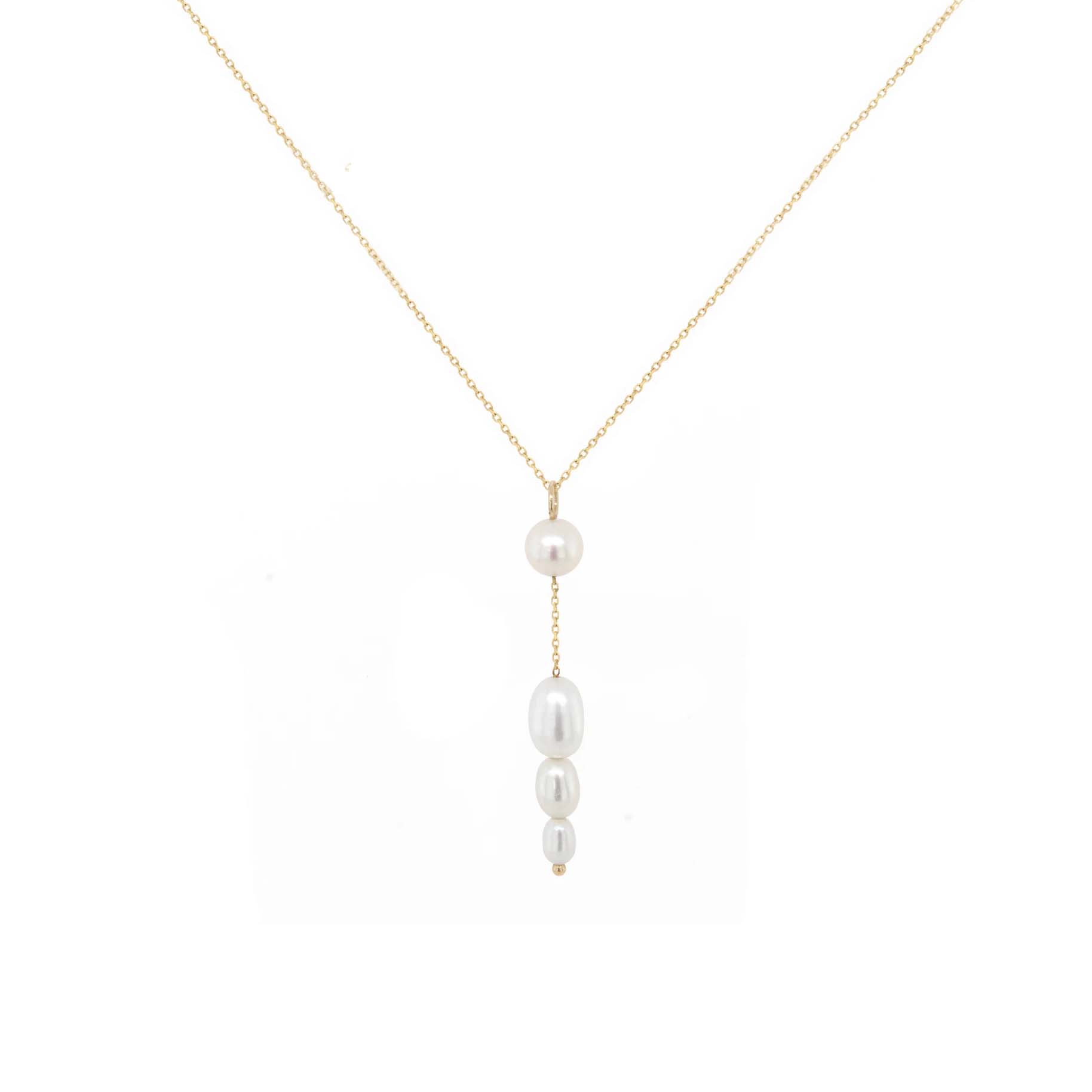 Petite Palazzo Necklace - White