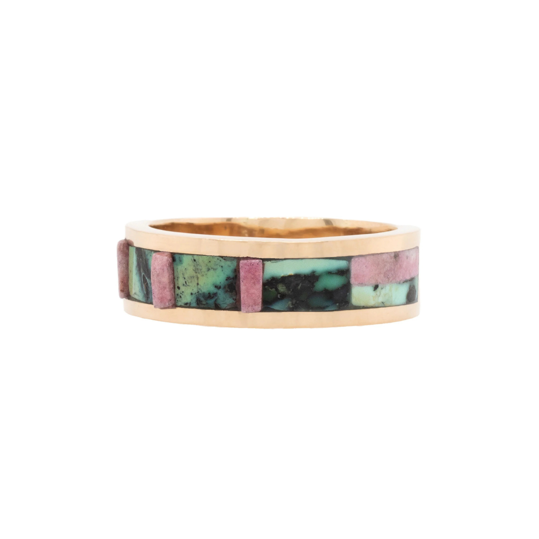 Composition No. 4 Inlay Band Ring— Young in the Mountains Trunk Show