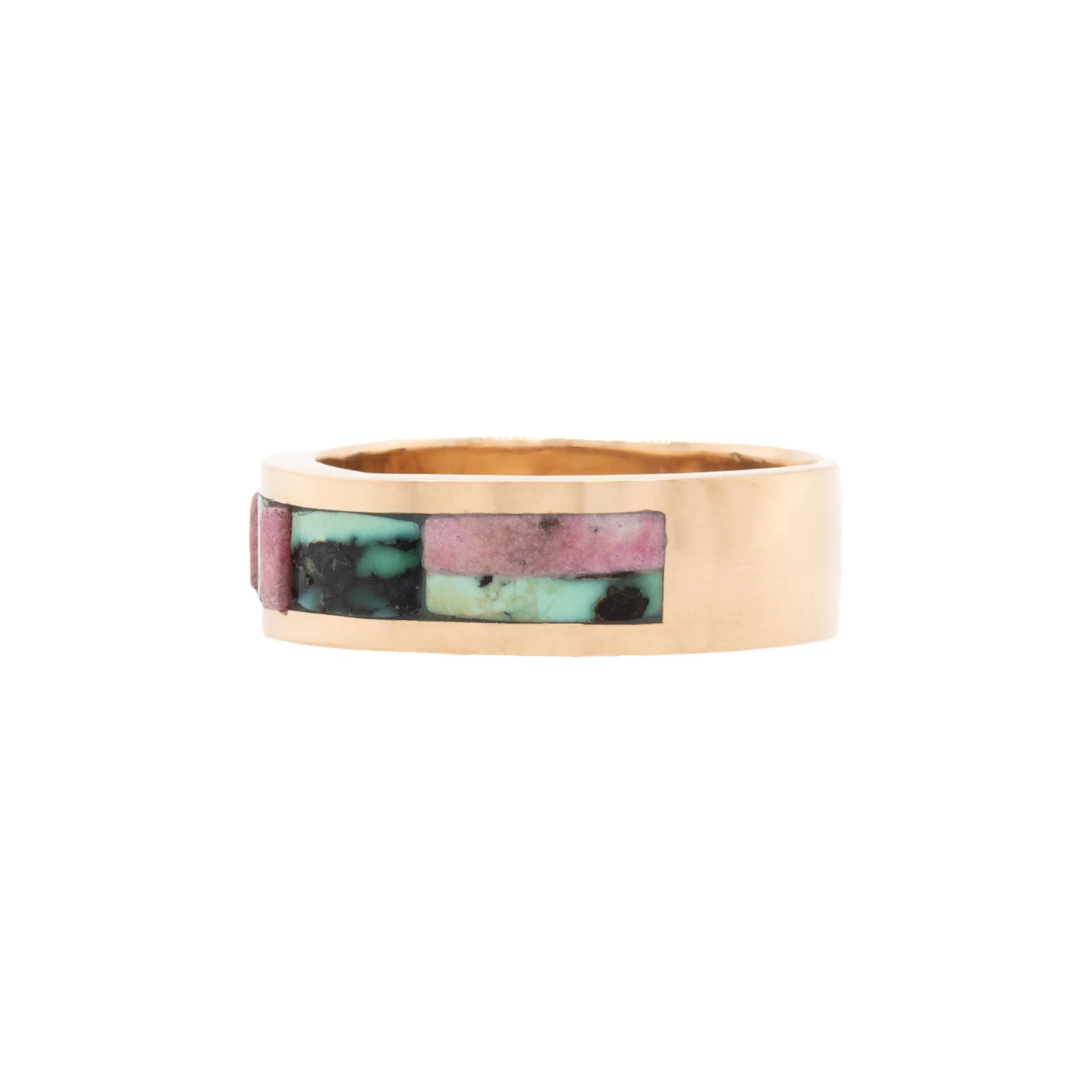 Composition No. 4 Inlay Band Ring— Young in the Mountains Trunk Show