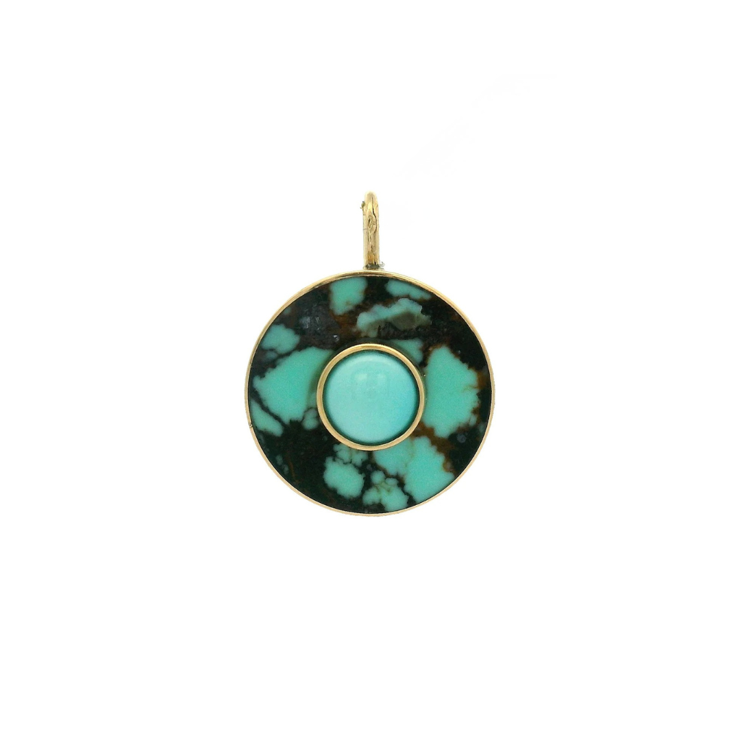 Cerclen Necklace - Double Turquoise No. 10 — Young in the Mountains Residency
