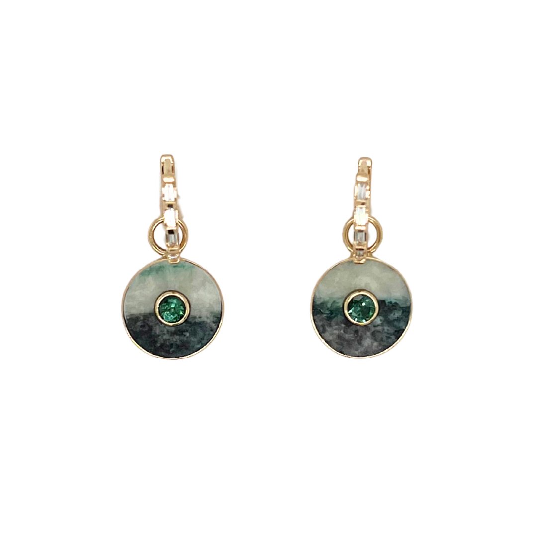 Cerclen Mariposite & Tourmaline Earrings — Young in the Mountains Residency
