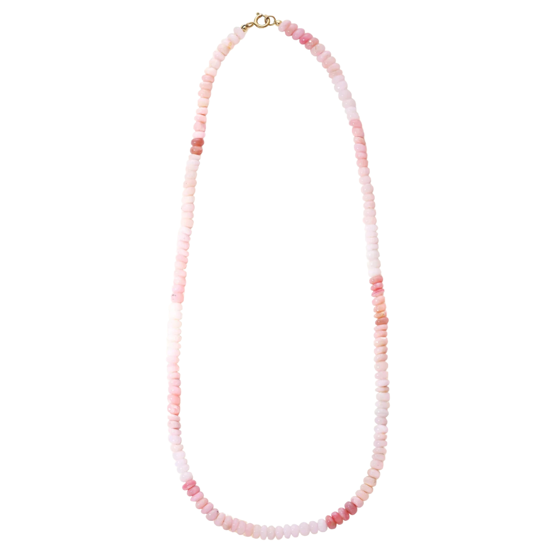 Pink Opal Beaded Necklace — Zahava Heirlooms Trunk Show