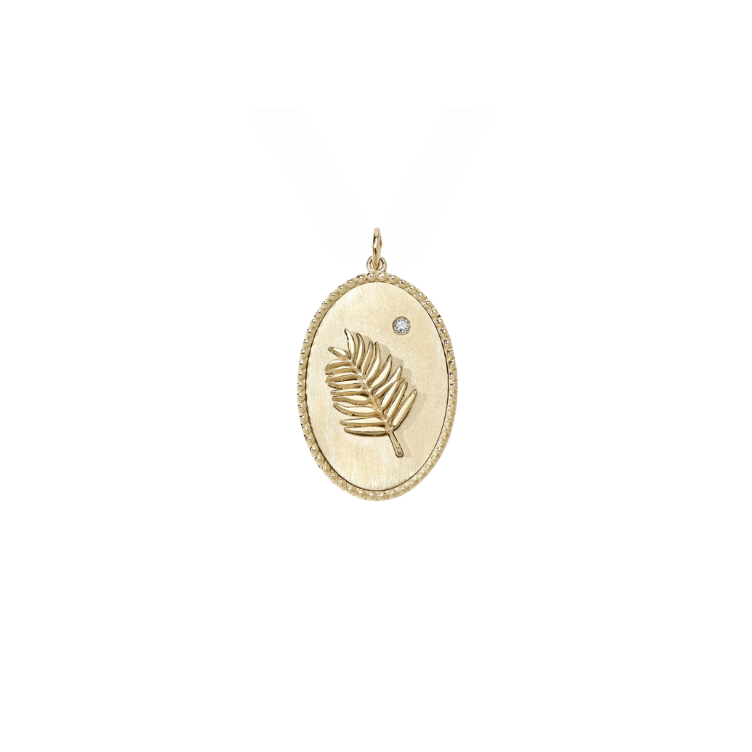 Palm Leaf Token — Zahava Heirlooms Trunk Show