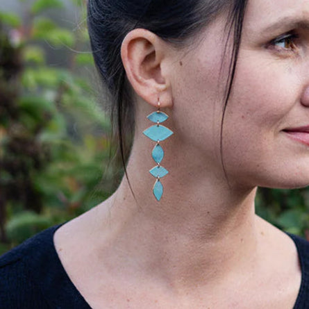Aria Earrings - Lapis
