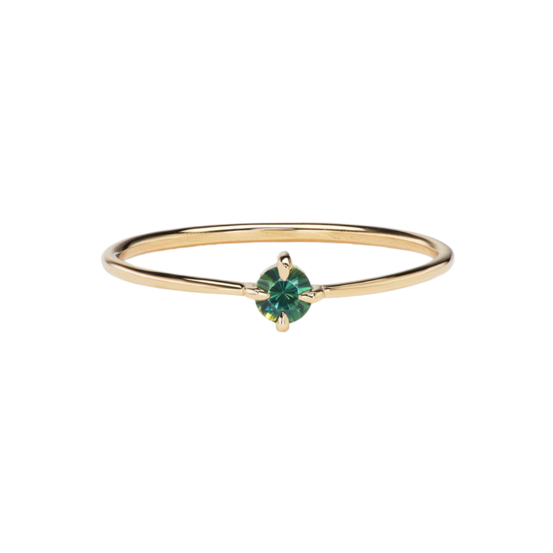 Little Spark Ring - Round Sapphire — BRUCE Jewelry Trunk Show