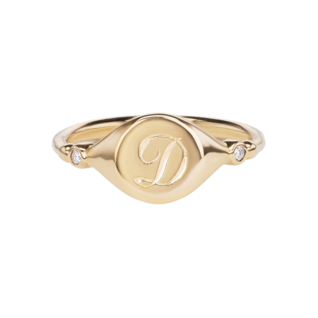 Sonder Signet Ring - Round — Wedding Day Edit