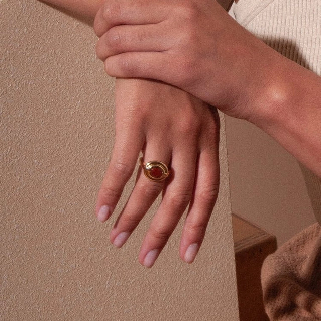 Mira Ring - Carnelian