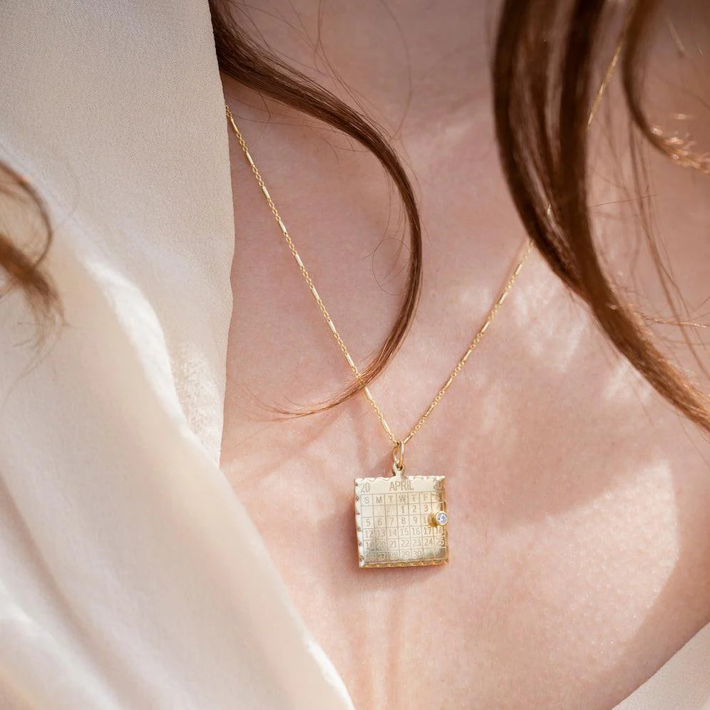 1960s Calendar Charm - Zahava Heirlooms Trunk Show