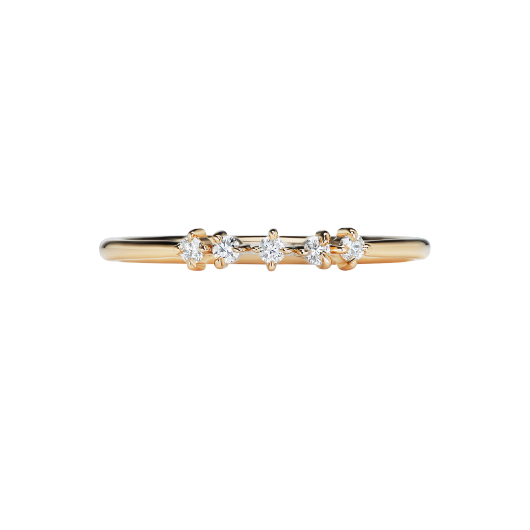 Diamond Cascade Ring