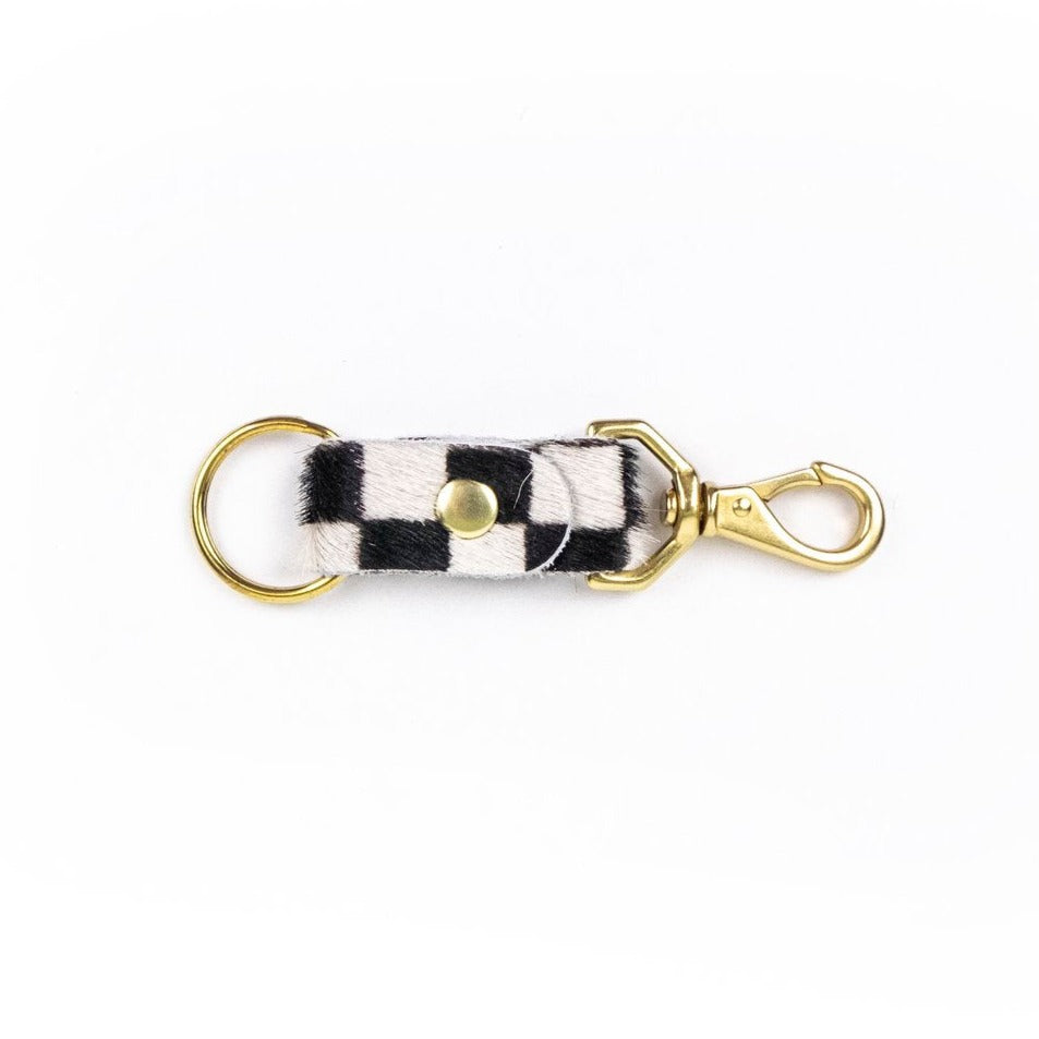 Checkered Keychain