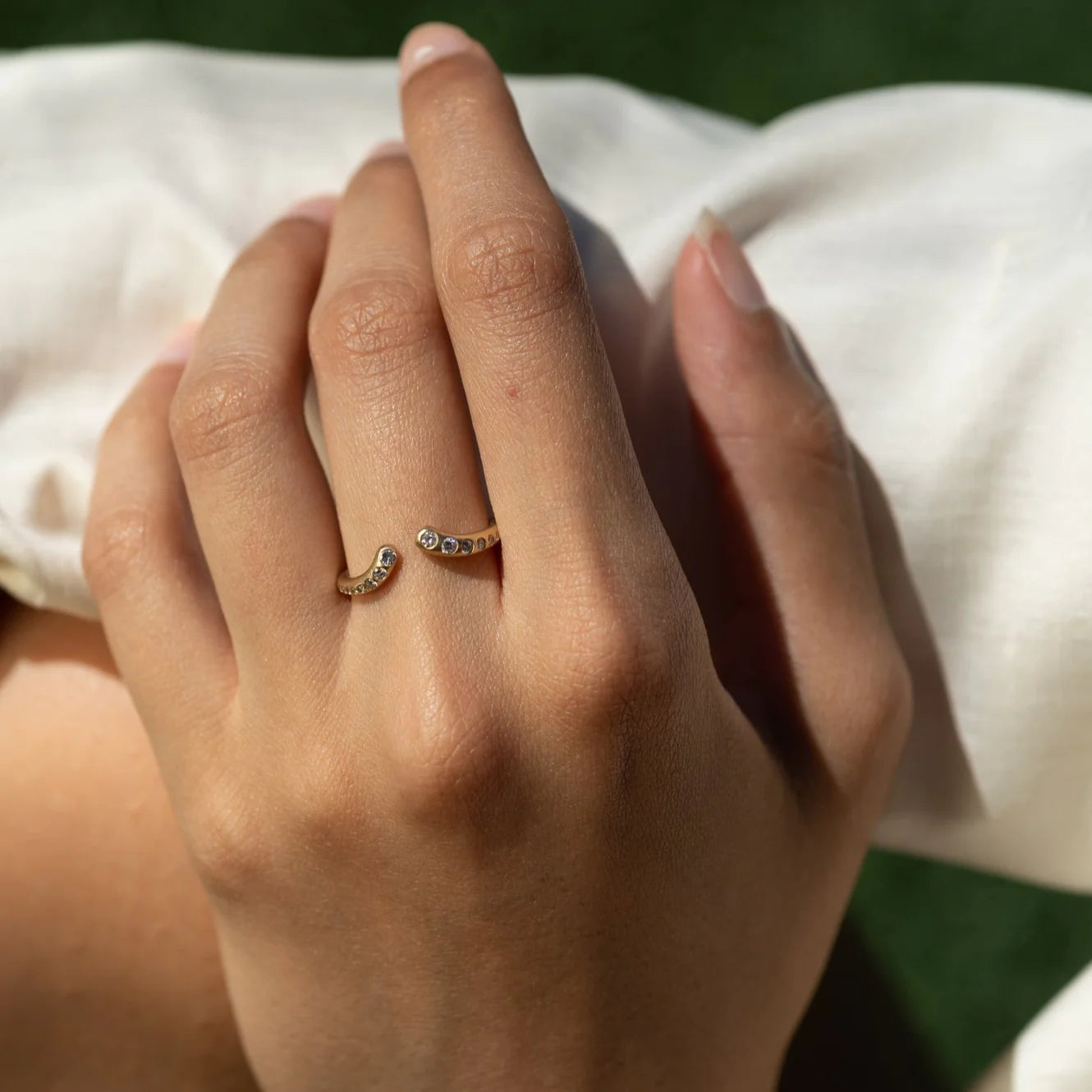 Diamond Nesting Cuff Band — Commitment, Curated
