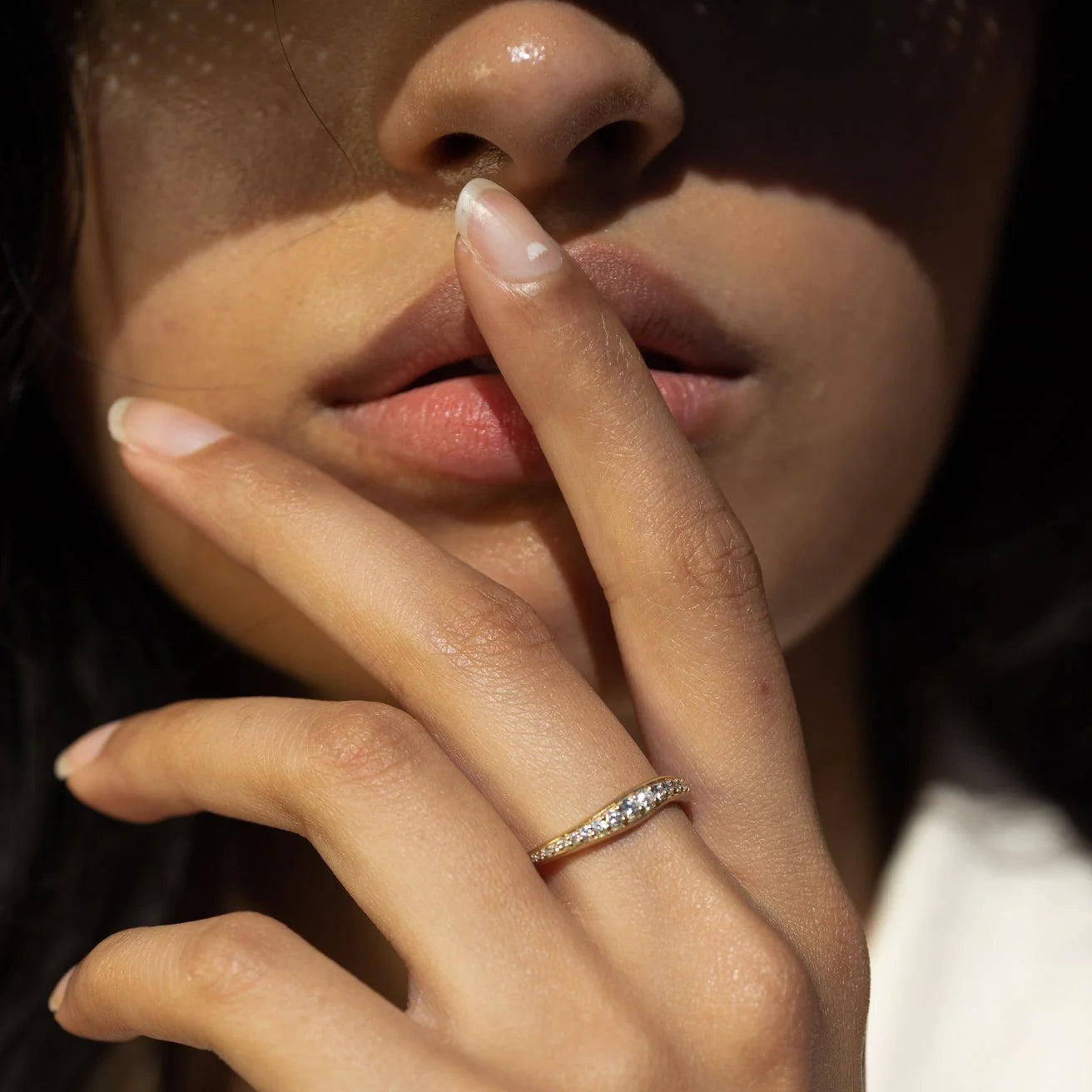 Touch Diamond Stacking Band — Commitment, Curated