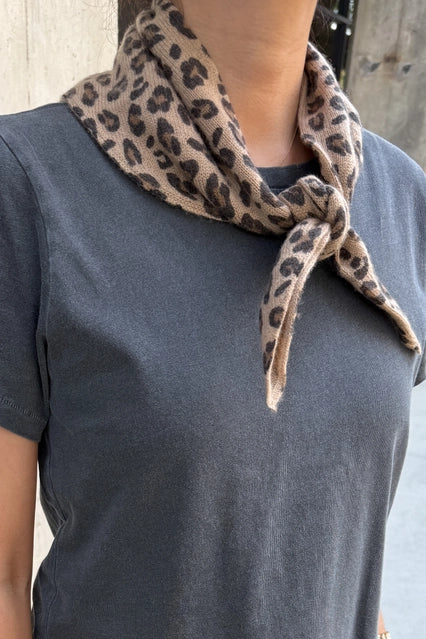 Cashmere Bandana - Leopard