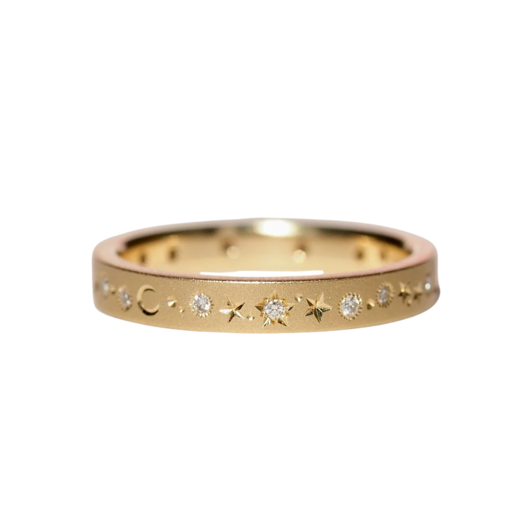 3mm Flat Celestial Band — Commitment, Curated