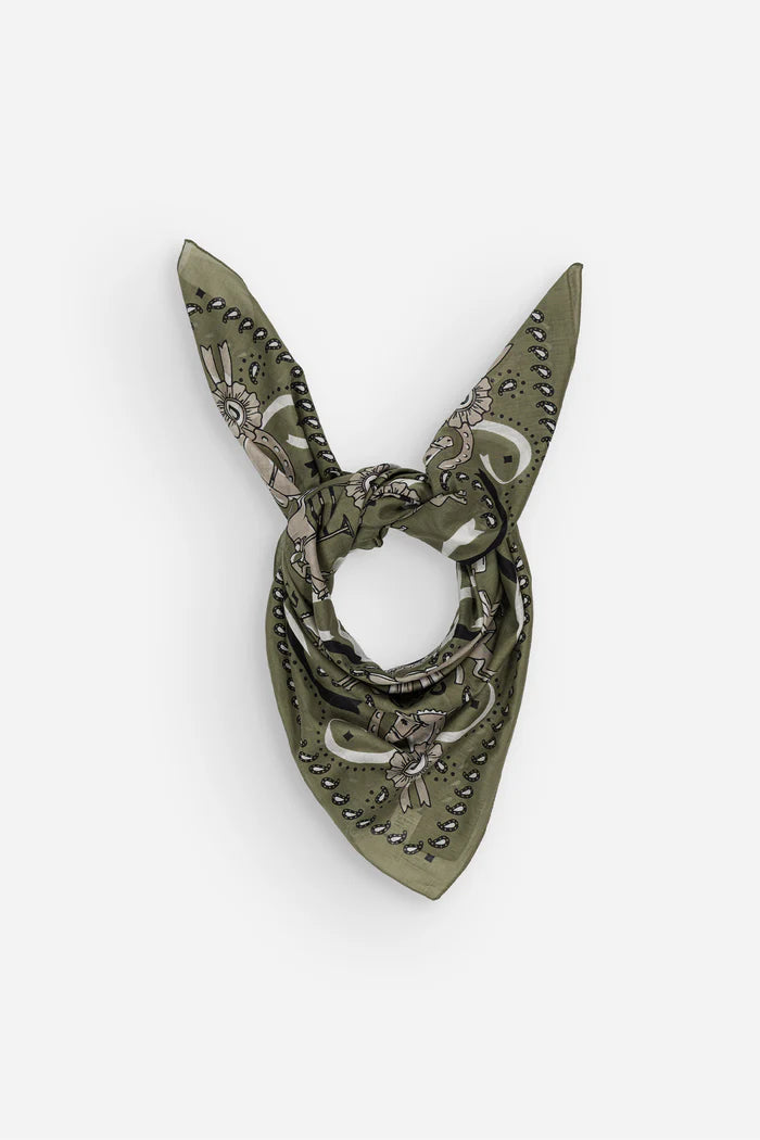 Olive Bandana Scarf