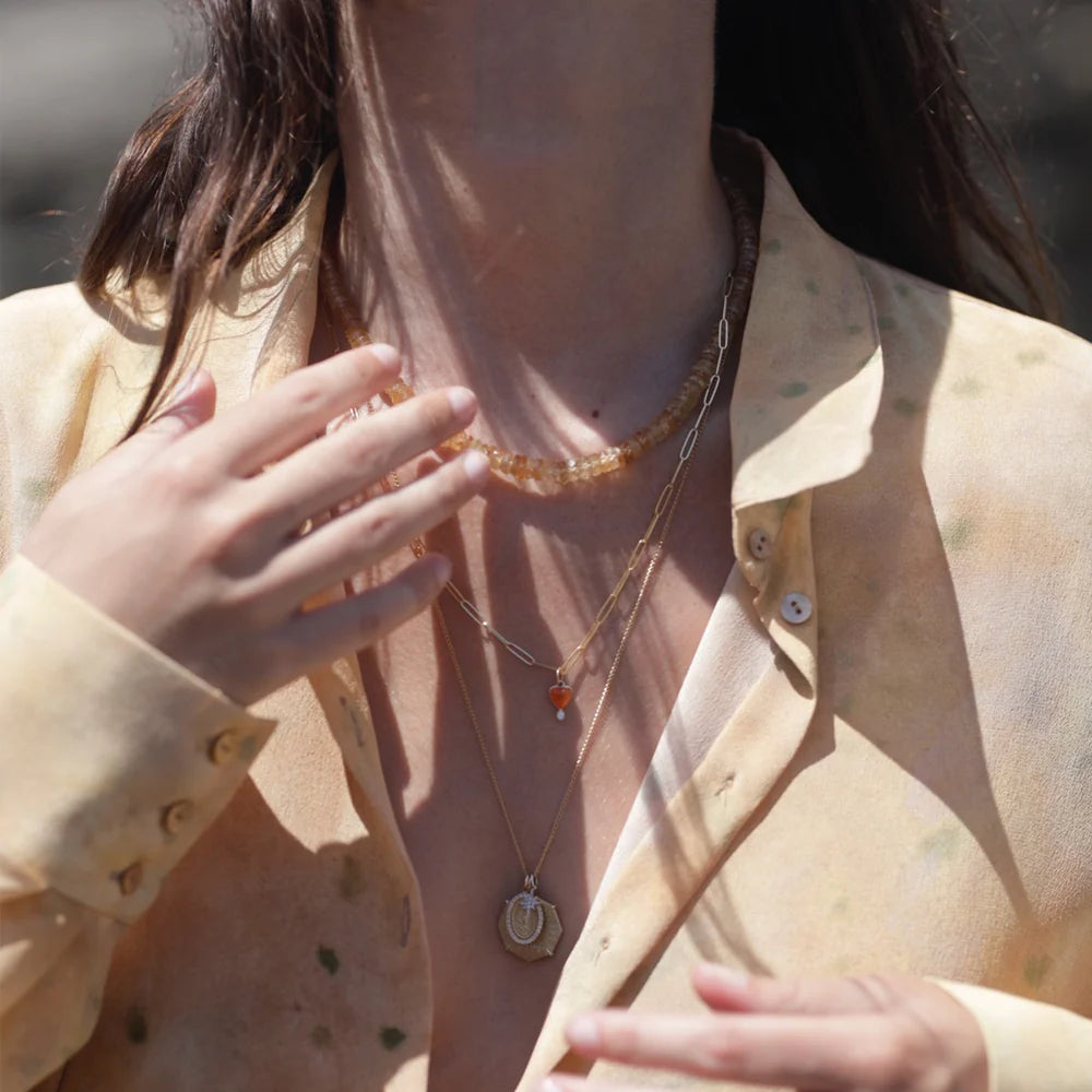 Hessonite Beaded Necklace - Zahava Heirlooms Trunk Show