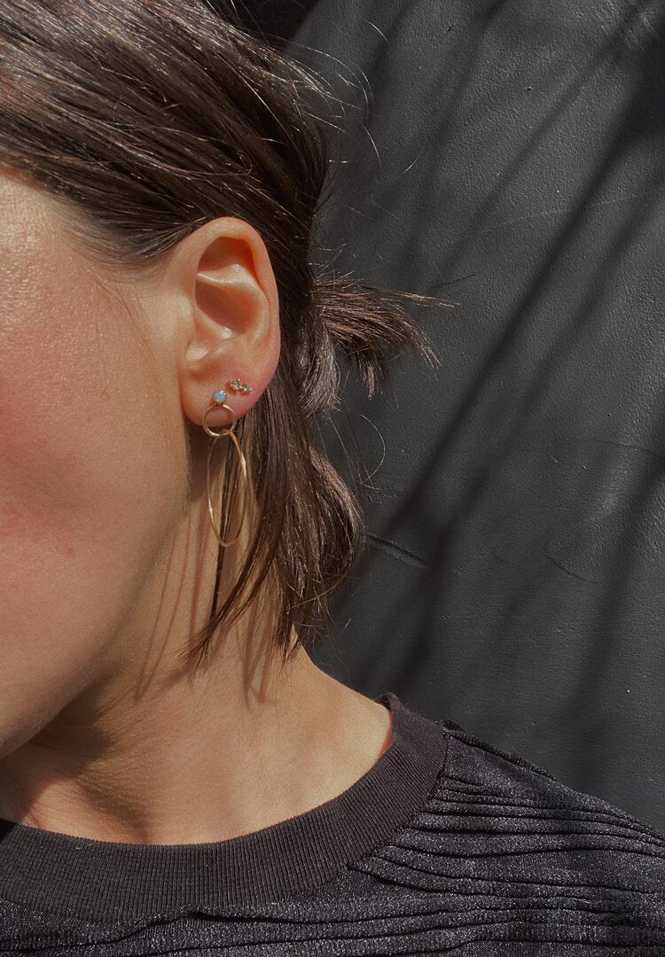 Here My Love Hoops - Opal