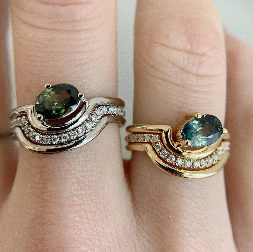 Sway Ring - Sapphire — Lindsay Lewis Trunk Show