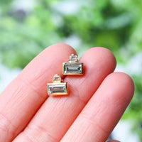 Pine Sapphire Studs