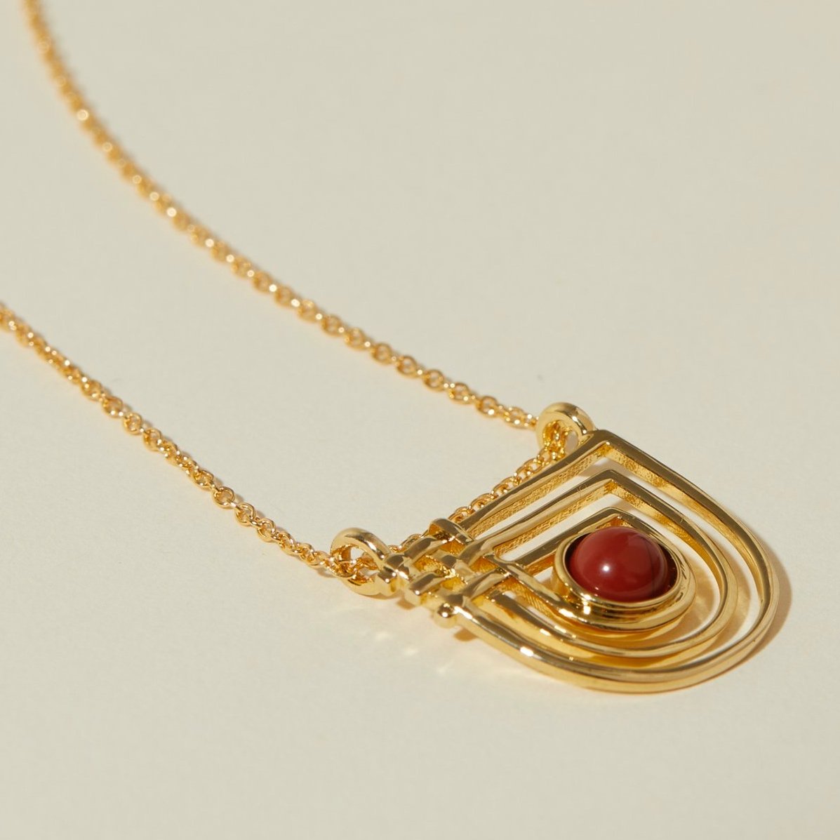 Golden Era Necklace - Jasper — Lindsay Lewis Trunk Show