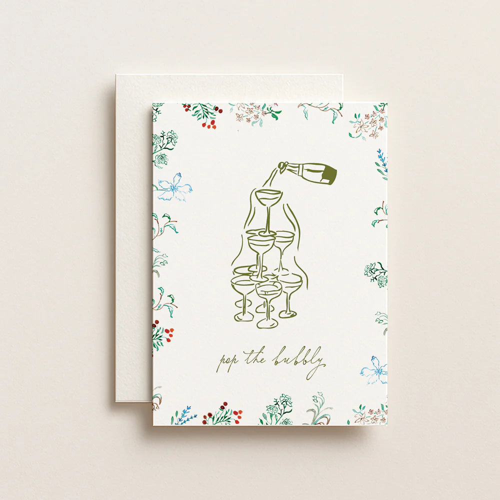 Pop the Bubbly Card