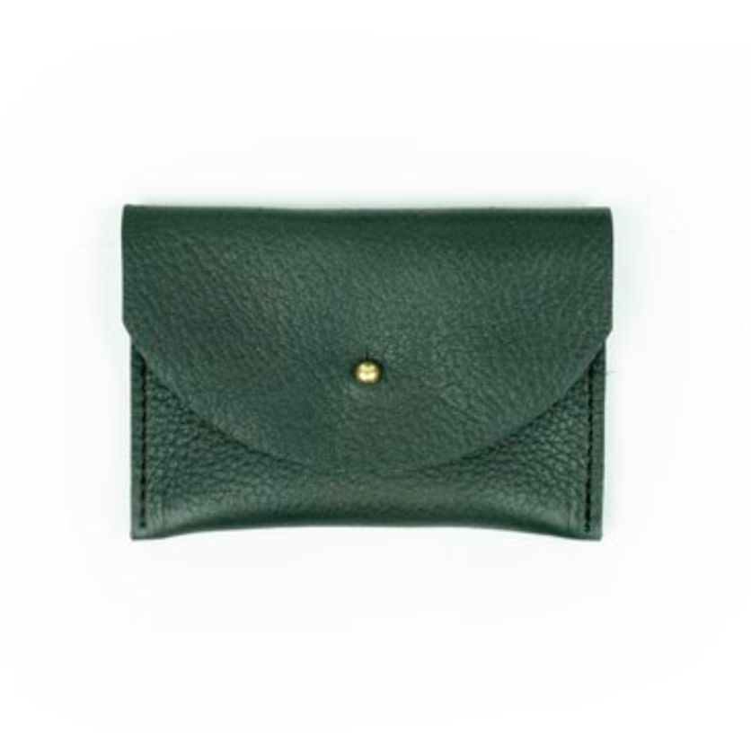 Kelp Leather Cardholder