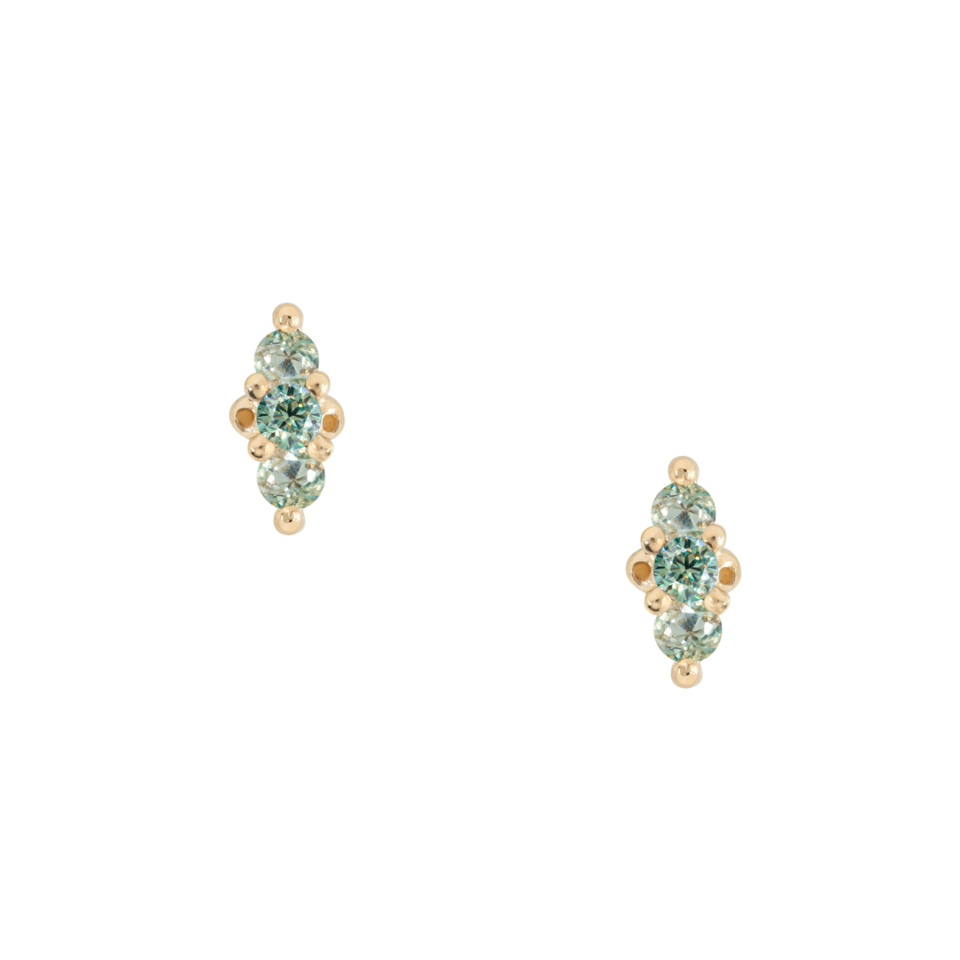 Hope Studs - Light Green