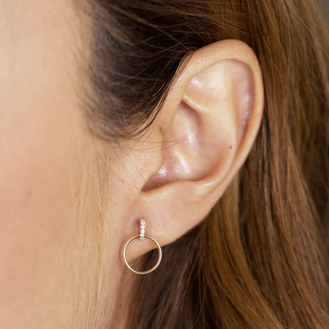 Petite Vita Pave Hoops