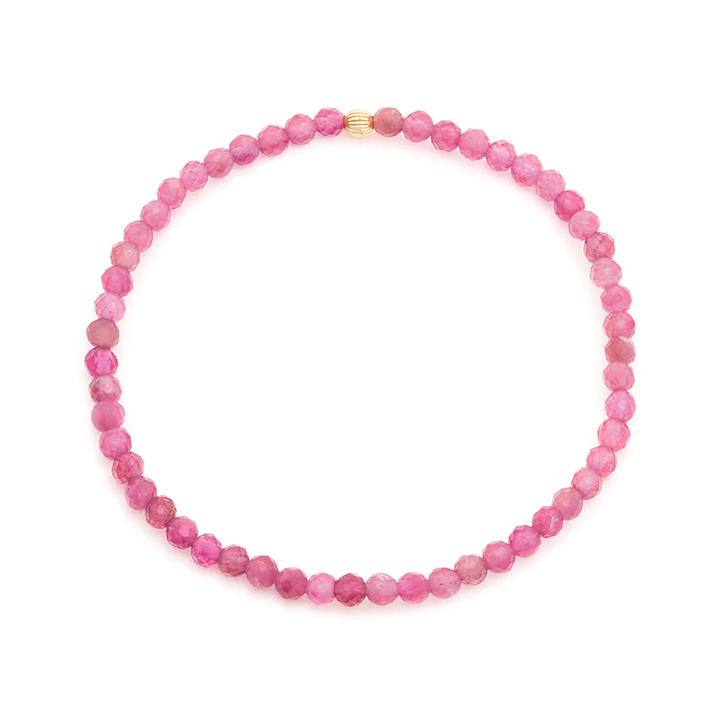 Social Mini Bracelet - Pink Tourmaline